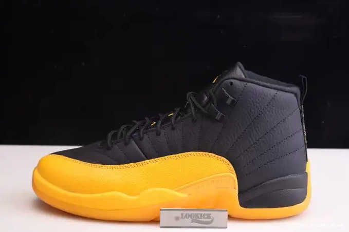 LUCY Retro 12 Black University Gold 130690-070 Air Jordan 0518